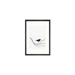 Obraz 24x29 cm Bird on the Branch – Vavien Artwork vyobraziť