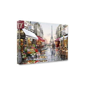 Obraz Styler Canvas Watercolor Paris I, 60 × 80 cm vyobraziť