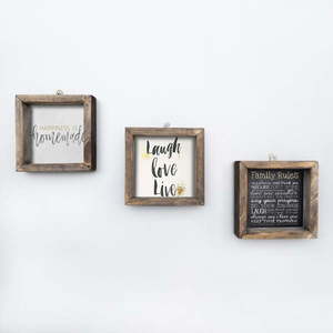 Ceduľa 15x15 cm Mottos – Evila Originals vyobraziť