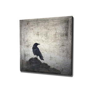 Nástenný obraz na plátne Black Bird, 45 × 45 cm vyobraziť
