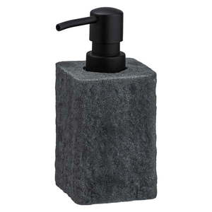 Tmavosivý dávkovač na mydlo Wenko Villata, 300 ml vyobraziť