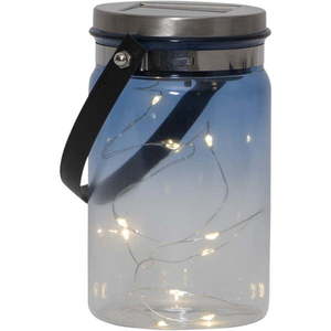 Vonkajší solárny lampáš Star Trading Tint Lantern Blue, výška 15 cm vyobraziť