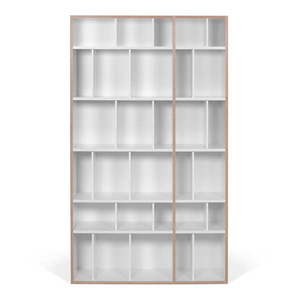 Biela knižnica TemaHome Group, šírka 108 cm vyobraziť