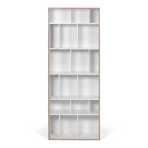 Biela knižnica TemaHome Group, šírka 72 cm vyobraziť