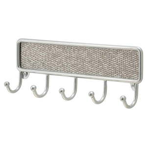 Kovový vešiak na kľúče iDesign Twill, 21 x 14 cm vyobraziť