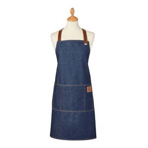 Kuchynská zástera z džínsoviny Cooksmart ® Oxford Denim vyobraziť
