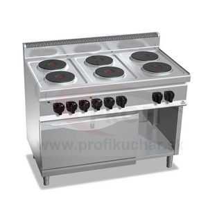 BERTO´S 6- E-sporák s E-rúrou BERTO´s rada 700, rúra 3, 5kW GN 1/1 vyobraziť