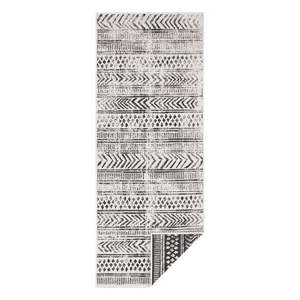 Čierno-krémový vonkajší koberec NORTHRUGS Biri, 80 x 350 cm vyobraziť