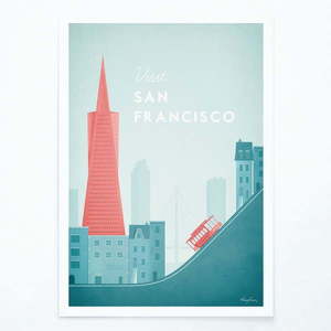 Plagát Travelposter San Francisco, 30 x 40 cm vyobraziť