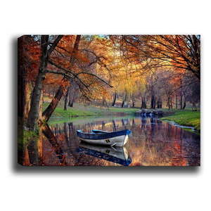 Obraz Tablo Center Boat Lake, 70 × 50 cm vyobraziť