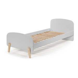 Sivá detská posteľ Vipack Kiddy, 200 x 90 cm vyobraziť