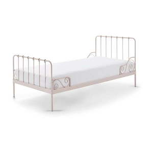Ružová kovová detská posteľ Vipack Alice, 90 × 200 cm vyobraziť