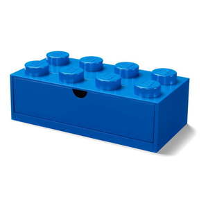 Modrý stolový box so zásuvkou LEGO®, 31 x 16 cm vyobraziť
