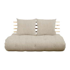 Rozkladacia pohovka s ľanovým poťahom Karup Design Shin Sano Natural/Linen vyobraziť