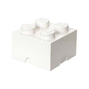 Biely úložný box štvorec LEGO® vyobraziť