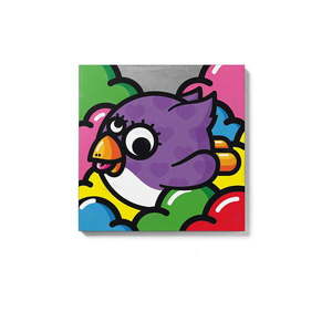 Betónový nástenný obraz Lyon Béton Volante Violette, 50 x 50 cm vyobraziť