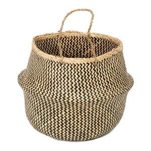 Úložný košík z morskej trávy Compactor Zic Zac, ⌀ 45 cm vyobraziť