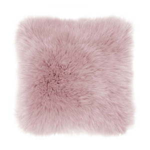 Ružový vankúš Tiseco Home Studio Sheepskin, 45 × 45 cm vyobraziť