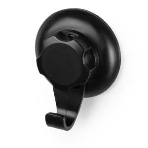 Súprava 4 čiernych samodržiacich nástenných háčikov Compactor Bestlock Black Small Hooks, ⌀ 5, 4 cm vyobraziť