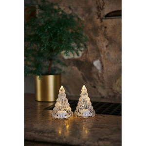 Súprava 2 svetelný LED dekorácií Sirius Lucy Tree White, výška 9 cm vyobraziť