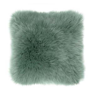 Zelený vankúš Tiseco Home Studio Sheepskin, 45 × 45 cm vyobraziť