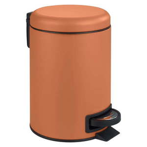 Oranžový kôš do kúpeľne Wenko Leman, 3 l vyobraziť