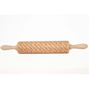 Drevený embosovaný valček na cesto Valek Gluten Free vyobraziť