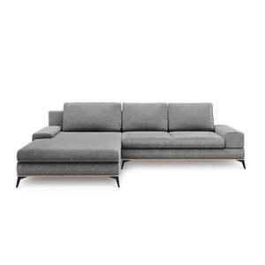 Sivá rozkladacia rohová pohovka Windsor & Co Sofas Planet, ľavý roh vyobraziť