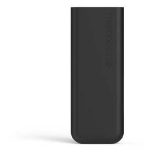 Čierne silikonové puzdro na fľašu SLIM Memobottle Sleeve vyobraziť
