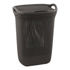 Tmavosivý kôš na bielizeň Curver Knit Hamper, 57 l vyobraziť
