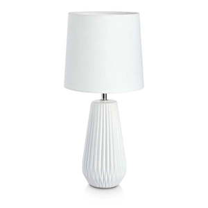 Biela stolová lampa Markslöjd Nicci, ø 19 cm vyobraziť