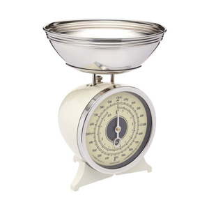 Krémovo-biela kuchynská váha Kitchen Craft Classic Collection vyobraziť