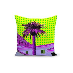 Vankúš s výplňou Kate Louise Neo Palm, 43 x 43 cm vyobraziť