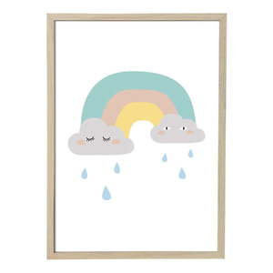 Nástenný plagát v prírodnom ráme Bloomingville Mini Saida Frame, 55 x 75 cm vyobraziť