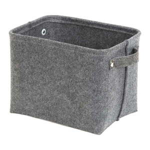 Sivý plstený úložný košík Compactor Felt Basket, 29 x 24 cm vyobraziť