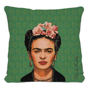 Zelený vankúš Madre Selva Frida, 45 x 45 cm vyobraziť