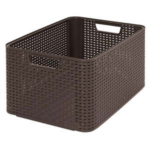 Hnedý úložný košík Curver Style, 30 l vyobraziť