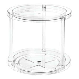 Okrúhly otočný dvojposchodový podstavec na dózy iDesign The Home Edit, ⌀ 24, 1 cm vyobraziť
