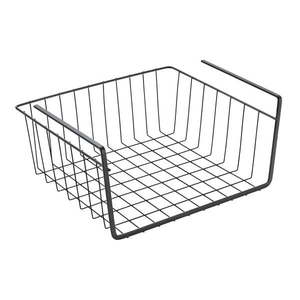 Čierny závesný kuchynský košík Metaltex, dĺžka 30 cm vyobraziť