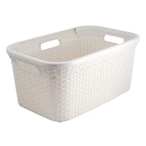 Biely kôš na bielizeň Curver Style Basket, 45 l vyobraziť