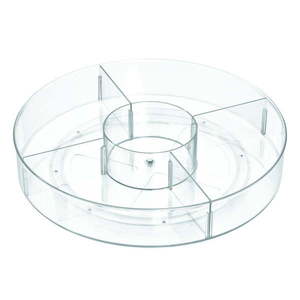Okrúhly transparentný úložný box iDesign The Home Edit, ⌀ 45, 7 cm vyobraziť