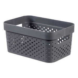 Sivý úložný košík Curver Infinity Dots, 4, 5 l vyobraziť