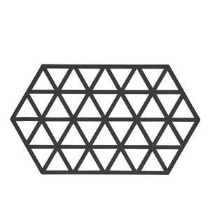 Čierna silikónová podložka pod horúce nádoby Zone Triangles vyobraziť