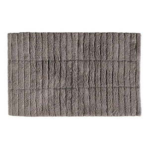 Sivohnedá bavlnená kúpeľňová predložka Zone Tiles, 80 x 50 cm vyobraziť