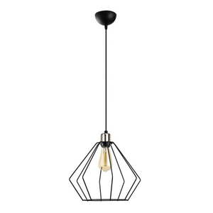 Čierne kovové závesné svietidlo Opviq lights Aristea vyobraziť