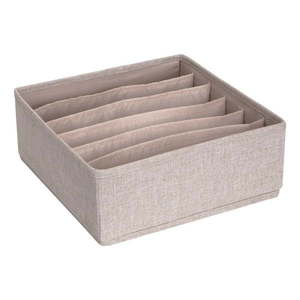 Béžový organizér do zásuvky s priehradkami Bigso Box of Sweden Drawer, 29 x 11 cm vyobraziť