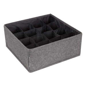 Sivý organizér do zásuvky s 16 priehradkami Bigso Box of Sweden Drawer vyobraziť