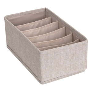 Béžový organizér do zásuvky s priehradkami Bigso Box of Sweden Drawer, 16, 5 x 11 cm vyobraziť