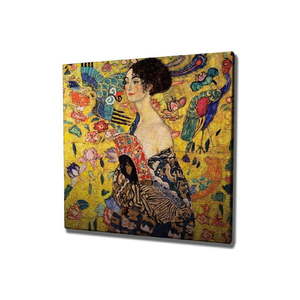 Nástenná reprodukcia na plátne Gustav Klimt , 45 × 45 cm vyobraziť