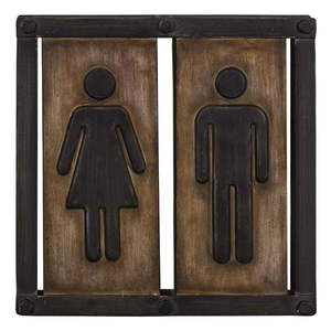 Kovová ceduľa 21, 5x21, 5 cm Toilette – Antic Line vyobraziť